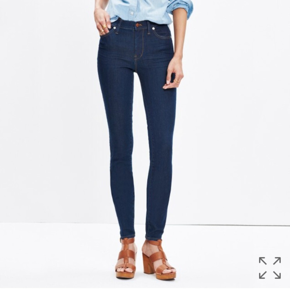 Madewell high riser skinny